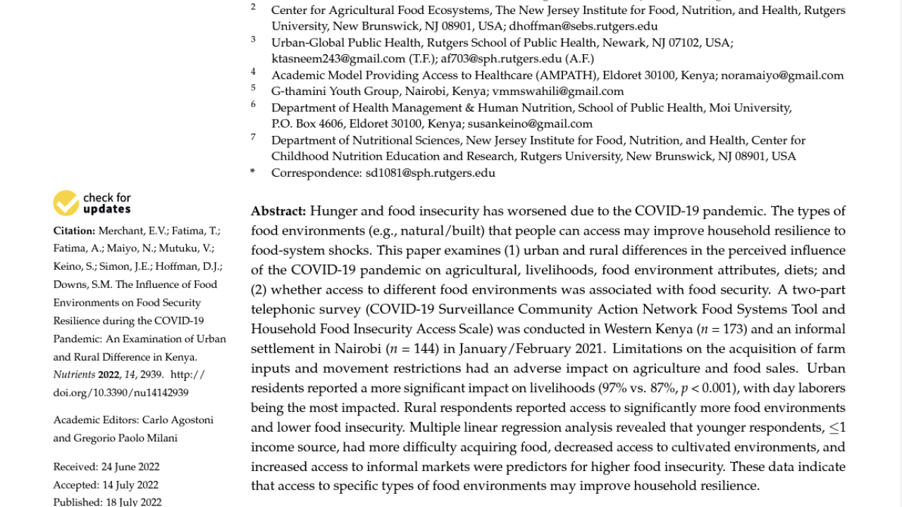 Journal Article The Influence Of Food Environments On Food Security journal-article-the-influence-of-food-environments-on-food-security